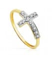 Anello bicolore Lou 18 Kt