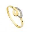 Anello oro bicolore Bea 18 Kt