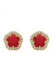 Orecchini Celia rosso 18 Kt