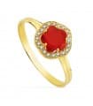 Anello Celia rosso oro 18 Kt