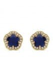 Orecchini Celia blu 18 Kt