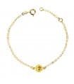 Bracciale bambini oro 18 kt Sole 14cm