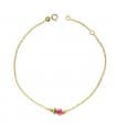 Bracciale in oro 18 carati Orso con smalto