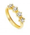 Anello oro giallo Samantha 18 Kt