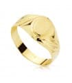 Anello chevalier Joni in oro 18 Kt