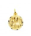 Medaglia protezione dell'Angelo Custode Oro 18kt 18 mm