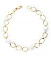 Bracciale Comunione bambina Oro 18kt 18 cm Perle