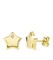 Boucles d'oreilles Stella Or Jaune 18 K 9 MM