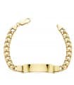 Bracciale uomo con incisione Jacob oro 18kt Grumetta