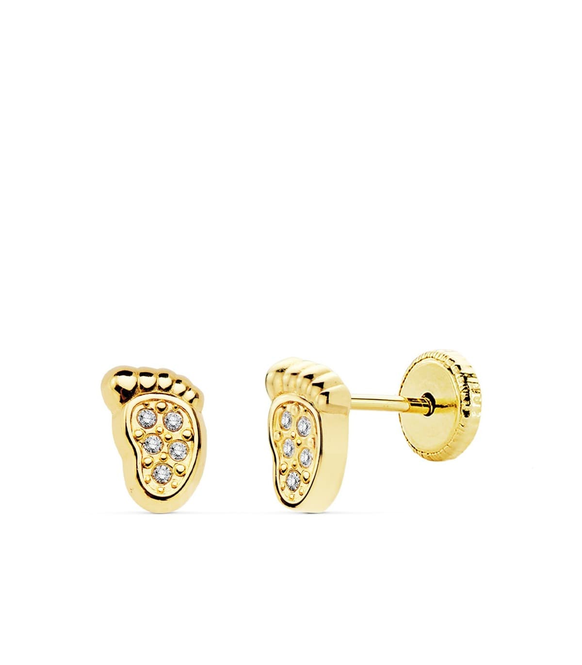 Pendientes Bebe Oro 18 Kilates