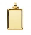 Pendentif plaque lisse Or 18K 31 MM