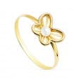 Anello bambina Comunione Chloe oro 18kt Farfalla