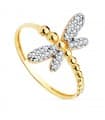 Anello donna Dragon-Fly oro giallo 18kt