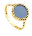 Anello donna oro giallo 18kt Blue Lake Dot