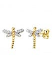 Orecchini Dragon-Fly oro giallo 18kt