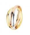 Fede Dozza 2mm Oro tricolore 18Kt