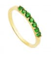 Anello Veretta Seven Basil Oro giallo 18kt