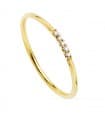 Anello Hepburn Oro giallo 18kt Diamanti 0025 ct