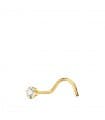 Piercing naso donna zircone Oro 18kt