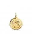 Medaglia Madonna del Carmine oro 18kt 18mm traforata